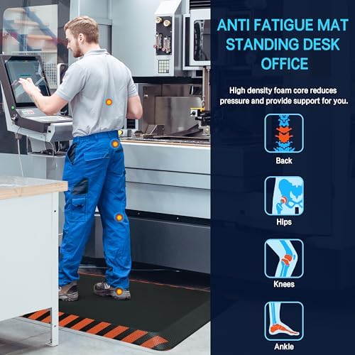 FEATOL 0.9" Anti Fatigue Mat for Industrial & Standing Mat & Home Kitchen - Image 2
