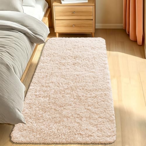 Smiry Area Rugs for Living Room Bedroom 2x8 ft, Fluffy Washable Carpet by Smiry
