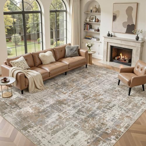 DMOYEST Area Rug Living Room Rugs 10x12 Washable Abstract Carpet by DMOYEST
