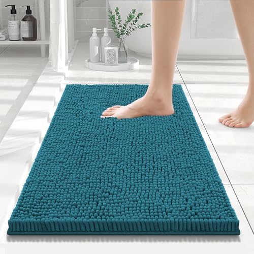 Smiry Bathroom Rugs 24X16, Luxury Chenille Extra Soft Absorbent Bath Mat by Smiry