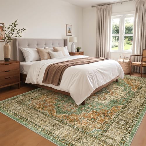 befbee Washable 5x7 Area Rug Non Slip Stain Resistant Rug for Living Room - Image 3