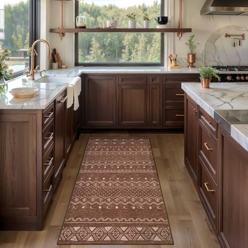 SERISSA 2x4 Washable Non-Slip Boho Runner Rug for Entryway - Image 2