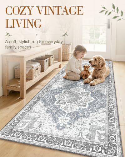 OLANLY 2'6"x12' Washable Runner Rug, Non Slip Carpet for Hallway Kitchen - Image 3