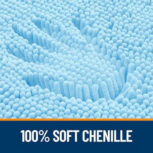 OLANLY Large Bathroom Rugs 40x32, Extra Soft Absorbent Chenille Bath Rugs - Image 3