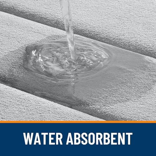 OLANLY Memory Foam Large Bath Mat 70x46, Super Soft Absorbent Bathroom Rugs - Image 4