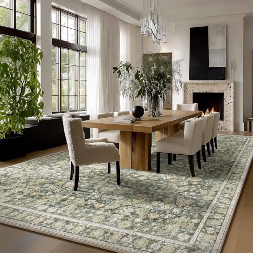 Machine Washable Rugs for Living Room: 9x12 Area Rugs for Bedroom - Image 4