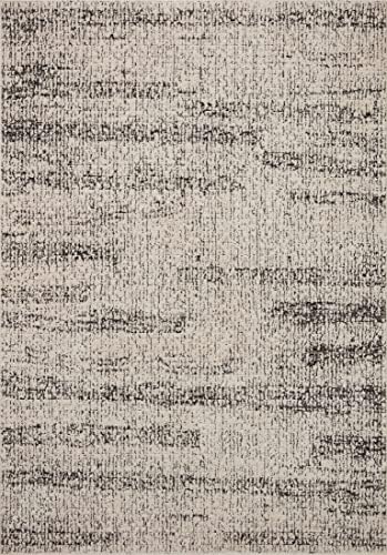 Loloi Darby Oatmeal/Charcoal 11'-6" x 15' Area Rug - Image 3