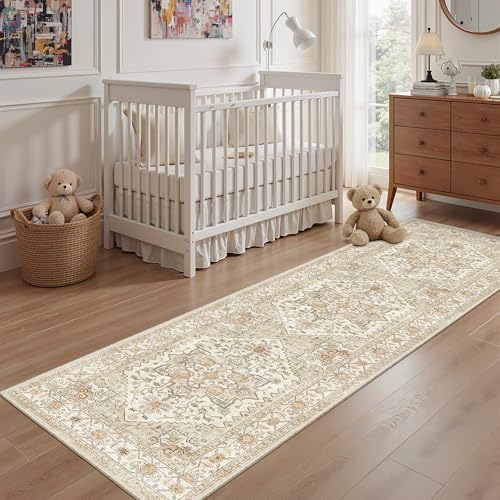 Runner Rug 2x6 Washable Runners for Hallways, Kitchen Runner Entryway Gold - Image 6