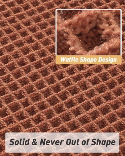 Upgraded Waffle Bath Mat Ultra Absorbent Non Slip Bathroom Mat, 20" x 32" - Image 5
