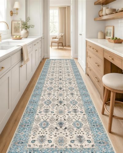 OLANLY 2x8 Washable Runner Rug, Soft Non Slip Carpet for Hallway Kitchen by OLANLY