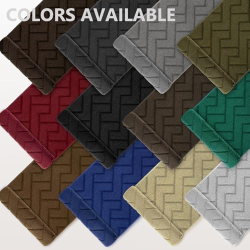 hicorfe Kitchen Runner Rug,24"x71"+24"x35" Kitchen Set,Non-Slip Kitchen Mat - Image 3