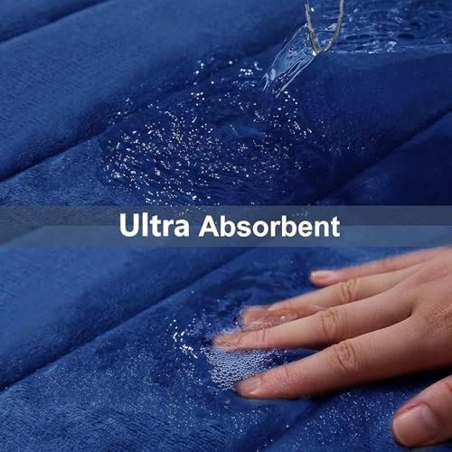 Buganda Memory Foam Bath Mat 35 x 24, Ultra Soft Absorbent Bathroom Rugs - Image 5