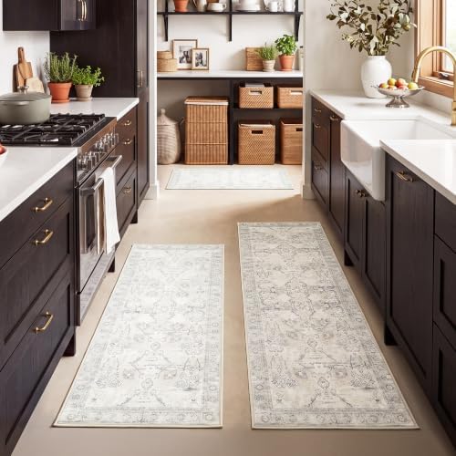 GRANNY SAYS Boho Kitchen Rug Set of 3, Anti Fatigue Kitchen Mats Non Slip by GRANNYSAYS