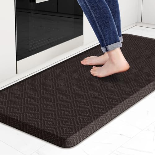 Anti-Fatigue Kitchen Mats for Floor Standing and Comfort Desk Mats 17"x39" by Mattitude