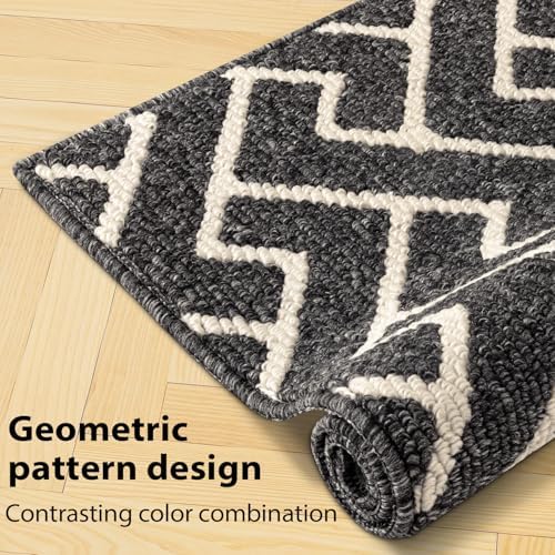 hicorfe Kitchen Runner Rug,24"x35"+24"x35" Kitchen Set,Non-Slip Kitchen Mat - Image 5