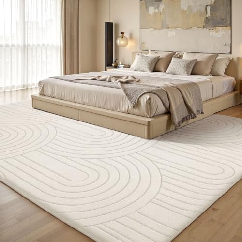 Sour Lemon 8x10 Area Rugs for Living Room Bedroom, Large Carpet Cream Rug - Image 5