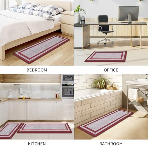 Mattitude Kitchen Mats Set of 2,Cushioned Anti-Fatigue Non-Skid Rug Sets - Image 7