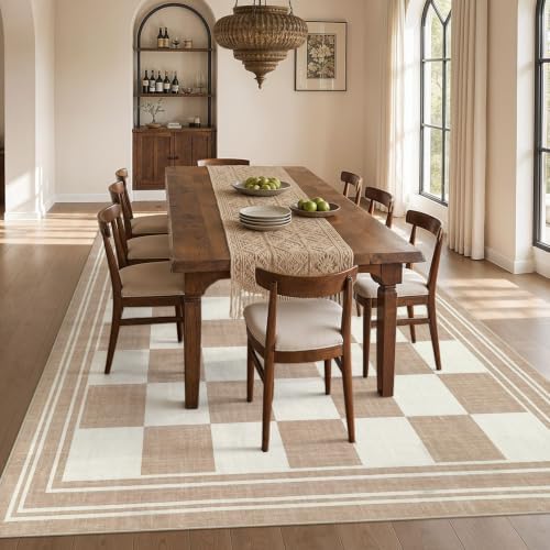 cotiled Boho 10x14 Area Rug for Living Room: Large Moroccan Washable Rug - Image 6