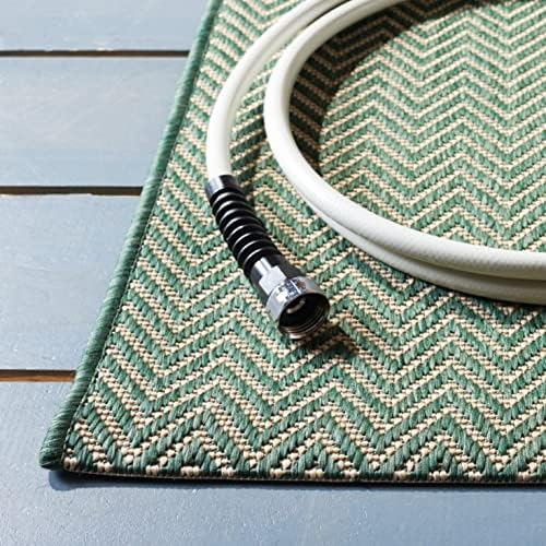 SAFAVIEH Courtyard Outdoor Area Rug 2'7"x5', Dark Green CY8022-32221 - Image 3