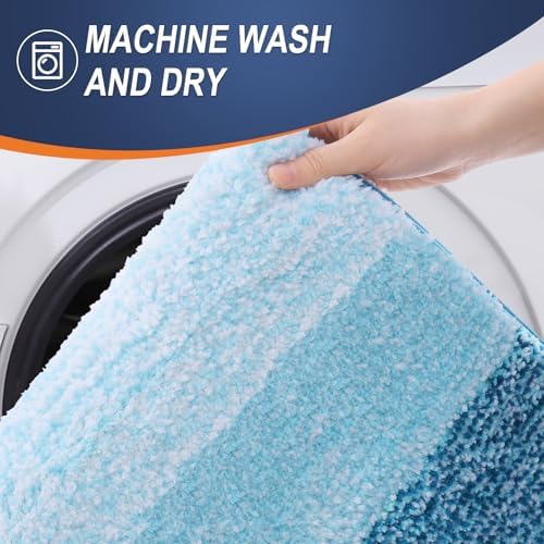 OLANLY Bathroom Runner Rug 40x24, Extra Soft Absorbent Microfiber Bath Rugs - Image 6