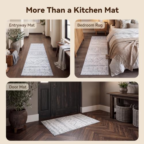 GRANNY SAYS Boho Kitchen Rug Set of 3, Anti Fatigue Kitchen Mats Non Slip - Image 7