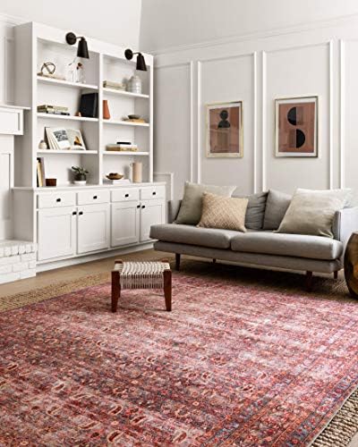 Loloi Loren Eggplant/Crimson 2'-3" x 3'-9" Accent Rug - Image 2
