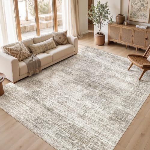 cotiled Boho 9x12 Area Rugs for Living Room: Large Moroccan Washable Rug by COTILED