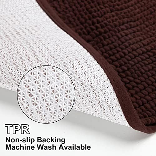 Urvoix Bathroom Rugs Set - 3 Pieces Ultra Soft Non-Slip Bath Mats Set - Image 5
