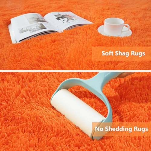 Boshengya 9X12 Large Area Rugs for Living Room Bedroom,Big Shag Rug for Bedroom Dorm,Soft Fluffy Indoor Carpet Plush Rugs for Living Room Home Decor - Image 4