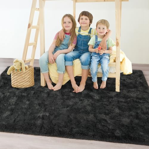 Chicrug Soft Area Rugs for Bedroom Living Room Plush Fluffy Rug 3x5 - Image 3