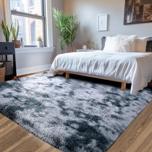 Topmaxcs 5x7 Fluffy Area Rugs for Bedroom: Furry Soft Rugs - Image 3