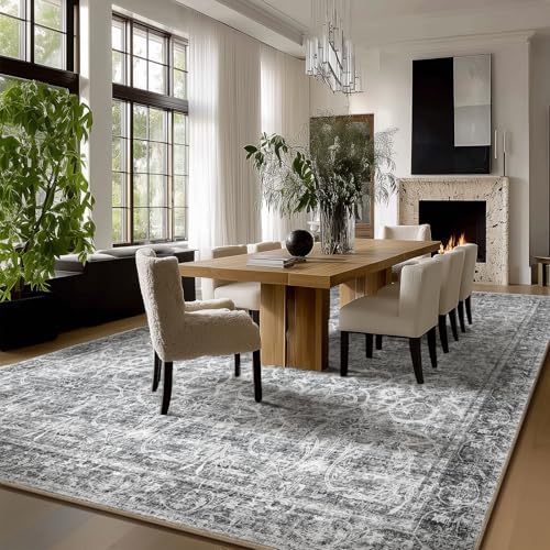Machine Washable Rugs for Living Room: 9x12 Area Rugs for Bedroom - Image 4