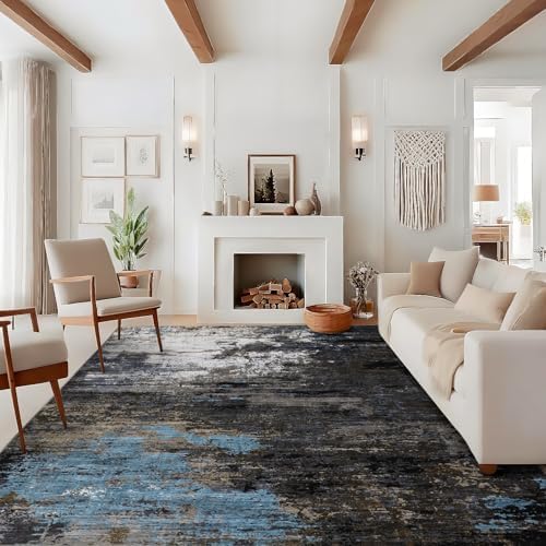 GarveeHome Abstract Area Rugs 5x7 Ultra-Soft Modern Indoor Grey Brown by GarveeHome