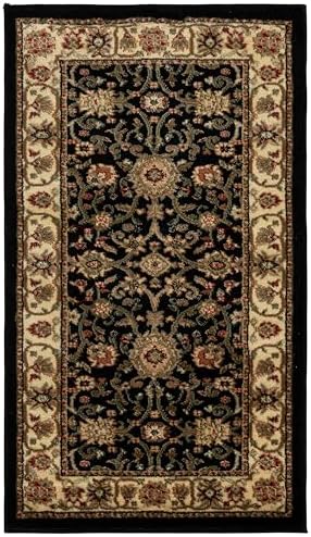 SAFAVIEH Lyndhurst Accent Rug 2x3, Black & Ivory LNH212A - Image 2