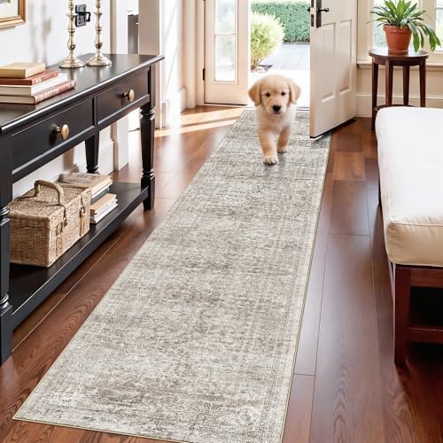 Washable 2x8 Kitchen Runner Rug: Non Slip Rugs for Hallway Bedroom Soft by TOPRUUG