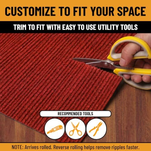 Ottomanson 4x4 Indoor Outdoor Door Mat – Non-Slip Waterproof Floor Mat - Image 4