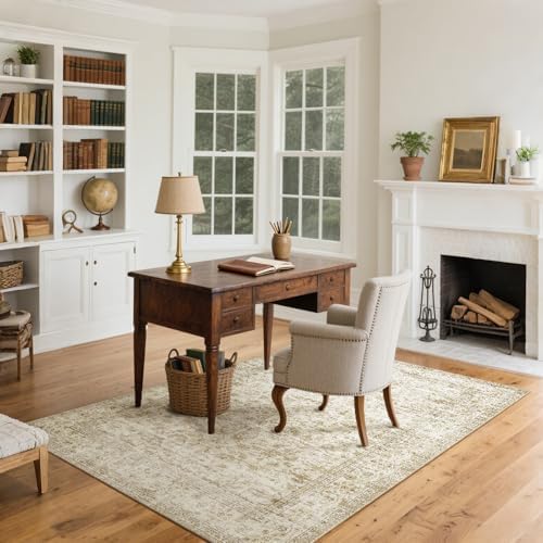 Machine Washable Throw Rugs for Entryway: Door Mat Indoor Entrance 4x6 Rug Small Area Rug Non Slip Low Pile Soft Kitchen Rugs for Front Door Indoor Entrance Entry Kids Room - Image 2