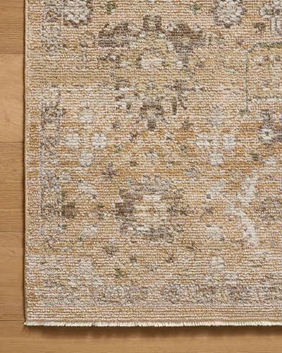 Loloi Magnolia Home Pace Sunset/Stone 18" x 18" Sample Rug - Image 7