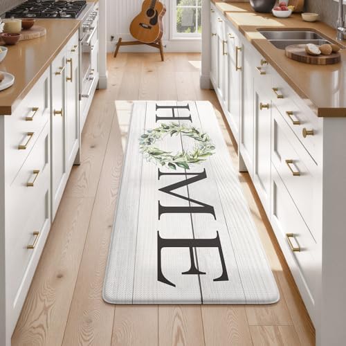 KIMODE Kitchen Mats Cushioned Anti Fatigue Kitchen Rugs Runner by StayinComfortCookwithJoy
