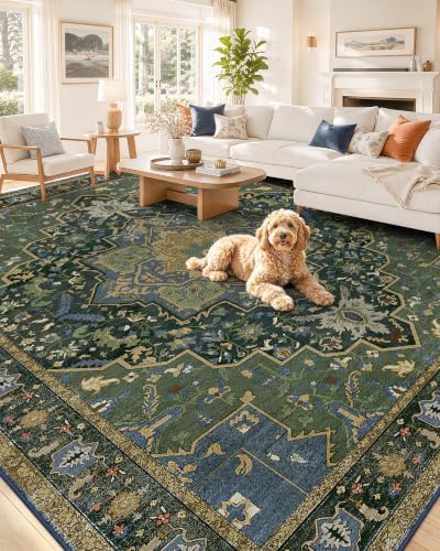 OLANLY 6x9 Washable Area Rug, Soft Non Slip Carpet for Bedroom Living Room by OLANLY