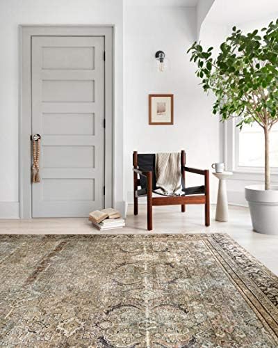 Loloi Layla Olive/Charcoal 2'-6" x 7'-6" Runner Rug - Image 5