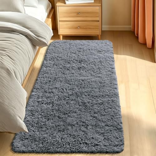 Smiry Area Rugs for Living Room Bedroom 2x8 ft, Fluffy Washable Carpet by Smiry