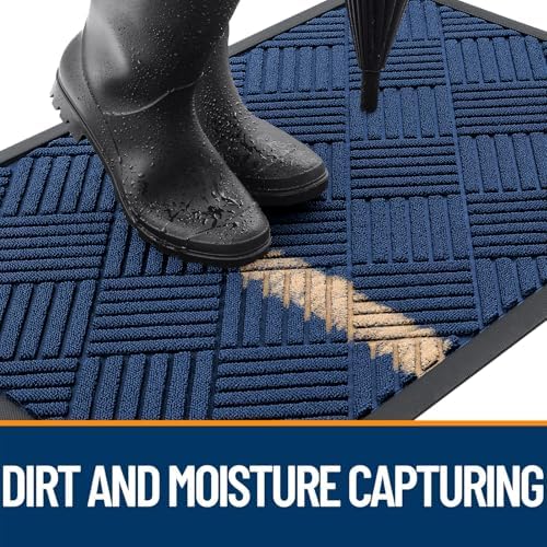 OLANLY Front Door Mat Outside Entrance 47x32, Waterproof Heavy-Duty Doormat - Image 3
