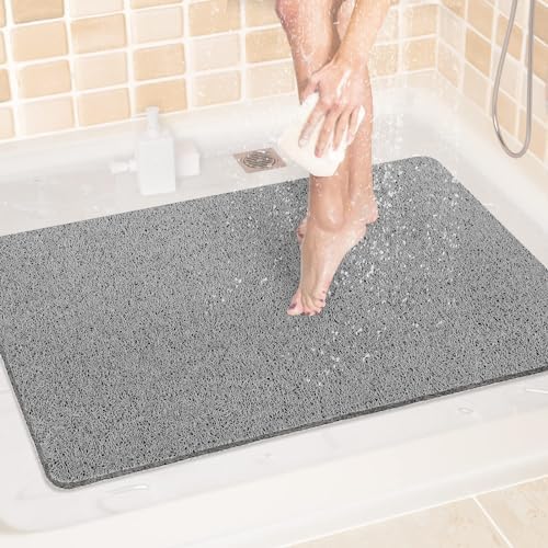 LuxStep Shower Mat Bathtub Mat Non-Slip Bath Mat with Drain, Quick Drying by LuxStep