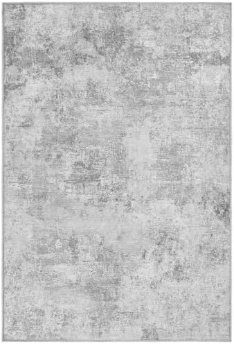 Tortania Area Rug Living Room Rugs - 2x3 Washable Soft Neutral Boho Moroccan Farmhouse Mat Indoor Floor Carpet for Bedroom Under Dining Table Home Office Decor - Ivory Grey - Image 7