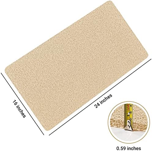 LuxStep Shower Mat Bathtub Mat Non-Slip Bath Mat with Drain, Quick Drying - Image 2