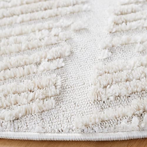 SAFAVIEH Marrakesh Collection Area Rug - 6'7" Round, Beige, Moroccan Trellis Design, Non-Shedding & Easy to Clean, Ideal for Living Room, Bedroom, Dining Space (MRK517C) - Image 6