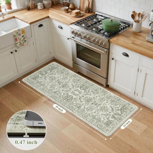 KIMODE Kitchen Mats for Floor Cushioned Anti Fatigue Kitchen Runner Rugs - Image 3