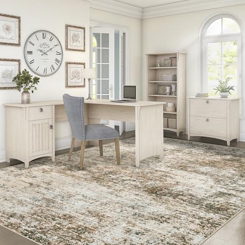 XLUEZ 6x9 Area Rugs for Living Room, Washable Modern Abstract Large Area Rug Neutral Soft Non Slip Kids Rug Stain Resistant Indoor Carpet for Bedroom Nursery Dining Room Playroom(Brown, 6'x9') - Image 5