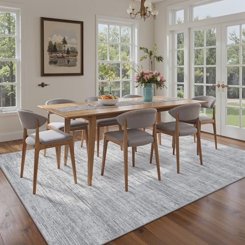 4x6 Rug - Stain Resistant Abstract Washable Rugs, Anti Slip Area Rugs for Living Room,Modern Low Pile Carpet with Rubber Backing Home Decor Small Area Rug - Image 7
